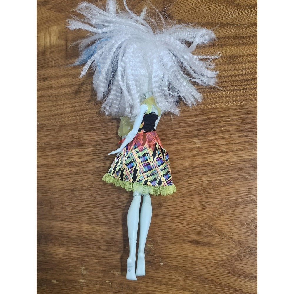 Mattel Monster High Electrified Frankie Stein 11in Fashion Doll Battery Backpack - Picture 3 of 6